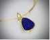 18K Lapis Lazuli Pendant