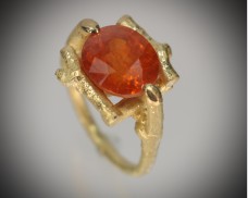 Fire Opal Ring