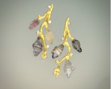 Multi Raw Sapphire Earrings