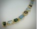 Aquamarine & Tourmaline Twig Bracelet 