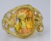 Yellow Sapphire & Diamond Twig Ring